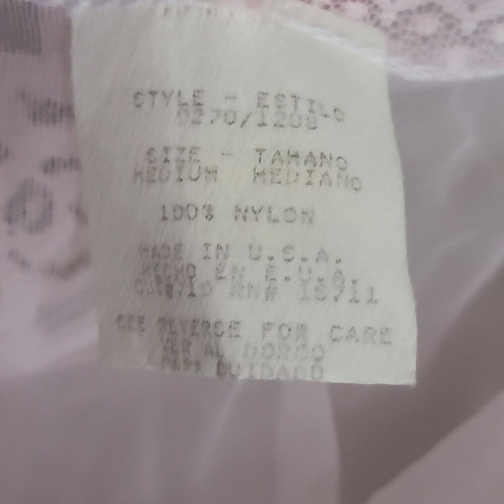 NEW Deadstock Vintage 70’s Chiffon Sheer Boudoir Pin Up Cover Nightie - Picture 7 of 9